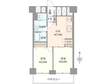 【東京都/大田区西蒲田】西蒲田スカイハイツ 間取り図