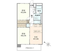 【東京都/大田区田園調布南】中銀田園調布マンシオン 間取り図