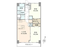 【東京都/大田区蒲田】蒲田フラワーマンションA棟 間取り図