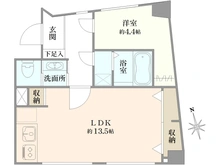 【東京都/大田区大森北】大森三井マンション 間取り図