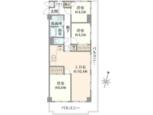 【東京都/大田区仲池上】エンゼルハイム仲池上 間取り図