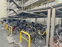 【東京都/大田区仲池上】池上パークファミリア2号棟 駐輪場