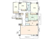 【東京都/大田区下丸子】パークハウス多摩川 南壱番館 間取り図