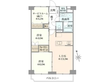 【東京都/大田区西蒲田】西蒲田ロイヤルハイツ 間取り図