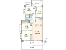【東京都/大田区多摩川】クレッセント多摩川 間取り図