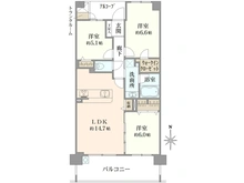 【東京都/大田区萩中】びゅうパルク萩中 間取り図