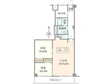 【東京都/大田区池上】セブンスターハイツ池上 間取り図