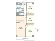 【東京都/大田区多摩川】新多摩川スカイハイツ 間取り図