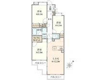 【東京都/大田区仲池上】朝日クレス・パリオ仲池上 間取り図