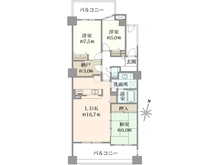 【東京都/大田区久が原】ヒルズ久が原 壱番館 間取り図