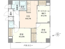 【東京都/大田区北糀谷】アミスタ北糀谷 間取り図