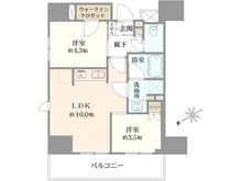 【東京都/台東区柳橋】ネベル浅草橋 間取り図