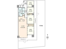 【東京都/江戸川区本一色】シーアイマンション新小岩親水公園 間取り図