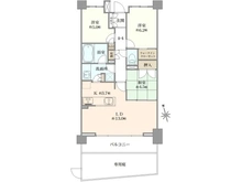 【東京都/葛飾区新小岩】パークハウス新小岩 間取り図