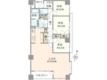 【東京都/江戸川区南小岩】東急ドエルアルス小岩 間取り図