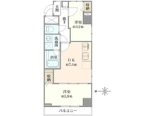 【東京都/墨田区江東橋】Rising Place 錦糸町 間取り図