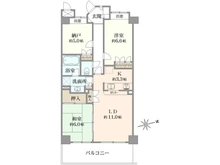 【東京都/江戸川区北葛西】ヴェルレージュ西葛西ビューパーク 間取り図