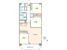 【東京都/葛飾区東新小岩】大生新小岩ハイツ 間取り図