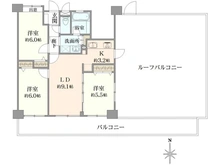 【東京都/墨田区立川】グランシティ菊川 間取り図