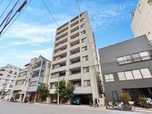 【東京都/墨田区緑】プレシス両国レジュール 外観：建物真ん中