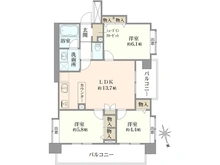 【東京都/葛飾区奥戸】ライオンズグローベル京成立石 間取り図