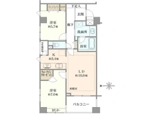 【東京都/墨田区亀沢】ライオンズシティ錦糸町北斎通り 間取り図