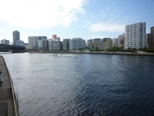 【東京都/墨田区横網】ライオンズマンション両国リバーステージ 隅田川（現地より約80m）