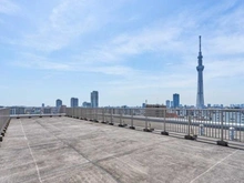 【東京都/墨田区堤通】サングランデ桜橋 眺望：屋上テラスからの眺望