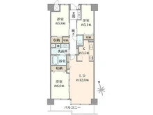 【東京都/江戸川区本一色】シーアイマンション新小岩親水公園 間取り図