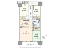 【東京都/葛飾区東新小岩】デュオシティ・イースト 間取り図