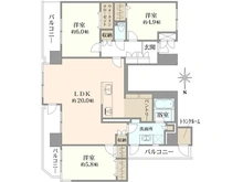 【東京都/江戸川区松江】グリーンパーク新小岩 間取り図