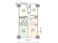 【東京都/葛飾区四つ木】ダイアパレス四ツ木 間取り図