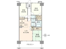 【東京都/江戸川区本一色】レーベン新小岩innovia 間取り図