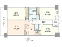 【東京都/墨田区横川】ライオンズガーデン錦糸町 間取り図