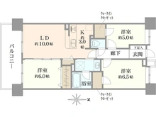 【東京都/墨田区業平】コスモ押上ガーデンシティ 間取り図