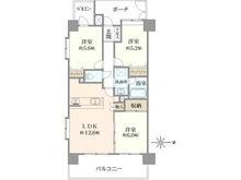 【東京都/足立区六月】日神パレステージ竹ノ塚第2 間取り図