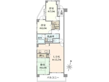 【東京都/江戸川区北小岩】ゼファー北小岩クリアス 間取り図