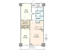 【東京都/墨田区立川】セザール錦糸町 間取り図