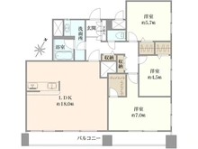 【東京都/葛飾区奥戸】ライオンズマンション小岩第3 間取り図