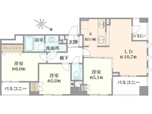 【東京都/墨田区京島】マーク・ゼロワン曳舟 レジデンス棟 間取り図