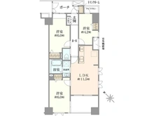 【東京都/葛飾区東新小岩】グランシティ新小岩2 間取り図