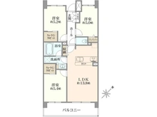 【東京都/葛飾区東新小岩】ローレルコート新小岩 間取り図