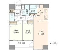 【東京都/江戸川区松江】ローヤルシティ船堀松江 間取り図