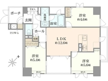 【東京都/葛飾区東新小岩】グランシティ新小岩 II 間取り図