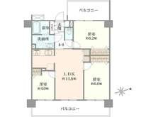 【東京都/墨田区八広】ダイアパレス京成曳舟 間取り図