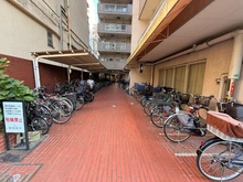 【東京都/墨田区江東橋】ドルミ錦糸町長谷川ビル 駐輪場