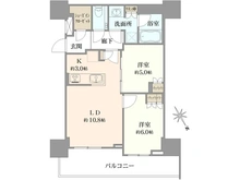 【東京都/江戸川区南小岩】プラウドタワー小岩フロント 間取り図