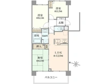 【東京都/江戸川区鹿骨】レクセルガーデン篠崎 間取り図