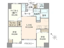 【東京都/葛飾区新小岩】ミオカステーロ新小岩 間取り図