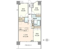 【東京都/葛飾区鎌倉】アンビシャス小岩 間取り図